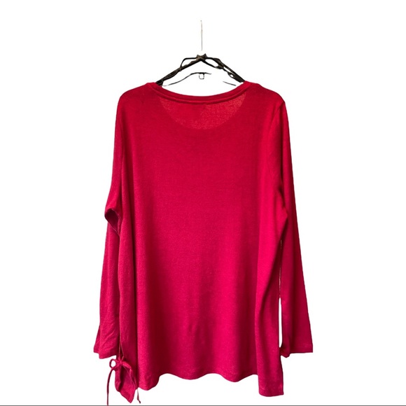 NWT Jessica Simpson Red Sweater, Size 2X - Picture 3 of 6